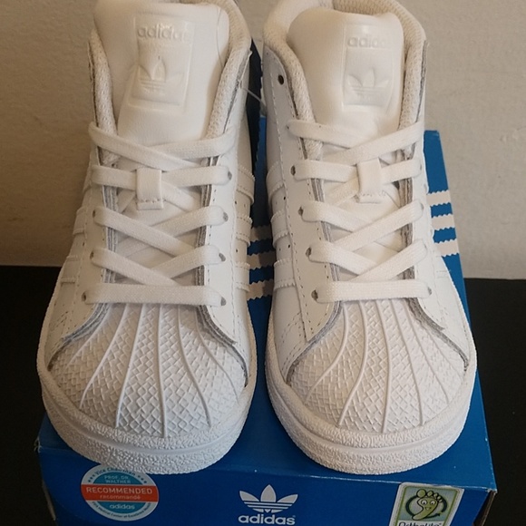 🛑Sold White HT Adidas, Little Kids, NWT, Sz 7 - Picture 3 of 8